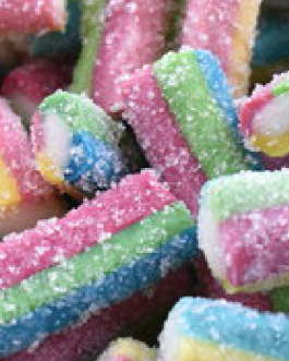 Bâton sucré multicouleurs