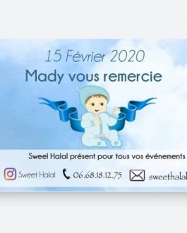 Mix Naissance – étiquette personnalisable