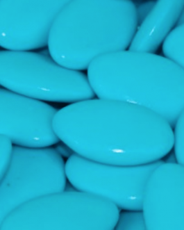 Dragée Chocolat Turquoise