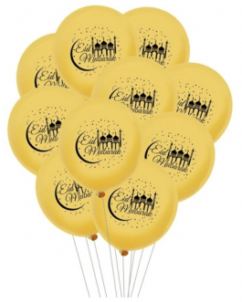 Ballon Eid mubarak dorés