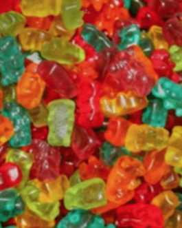 Mini oursons lisses goût fruits