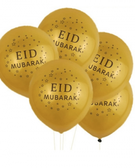 Ballon Eid mubarak dorés