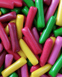 Hitschies / Craies multicolores lisses