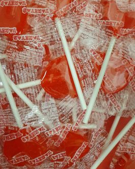 Mini Sucette Coeur goût Fraise