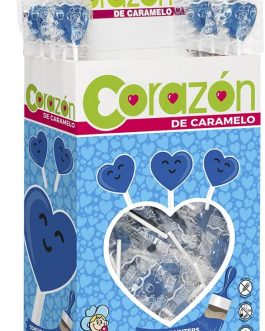 Mini Sucette Coeur Bleu