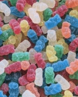 Mini oursons sucrés goût fruits